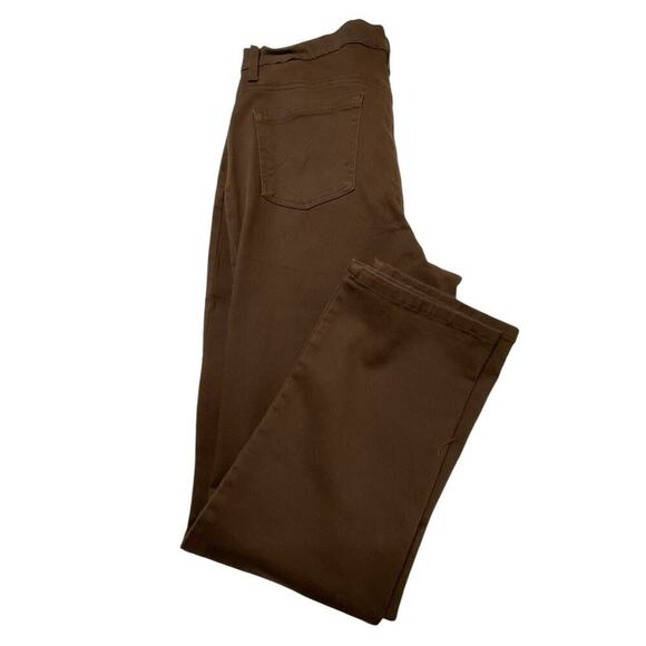 Gloria Vanderbilt Amanda Jeans Womens 14 High Rise Ultra Stretch Dark Roast Wash - Picture 8 of 16